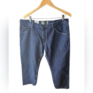 Wrangler Authentics Regular Fit Dark Wash Blue Jeans Size 38x28